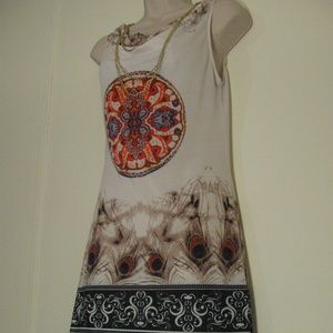 BOHO PEACOCK DRESS SUPER CUTE, SEXY STYLE